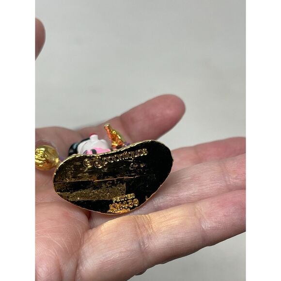 Swarovski Spoontiques Pewter Circus Hobo Juggling Clown Figurine Crystal Vintage - Picture 2 of 10